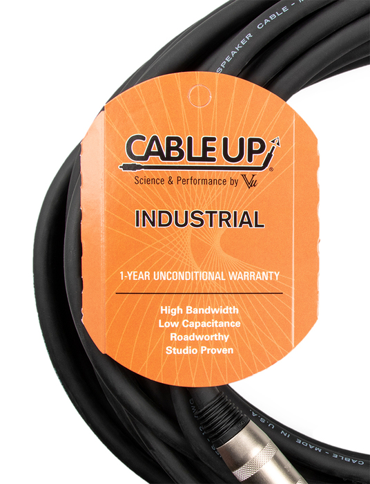 Cable Up SPK12/2-PP-50 50 Ft 12AWG TS To TS Speaker Cable