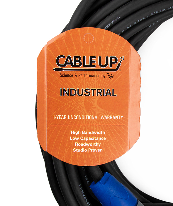 Cable Up SPK12/2-SS-50 50 Ft 12AWG Speaker Twist To Speaker Twist Speaker Cable