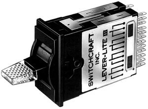 Switchcraft 84324L Three-Position Lever Switch. 84324L