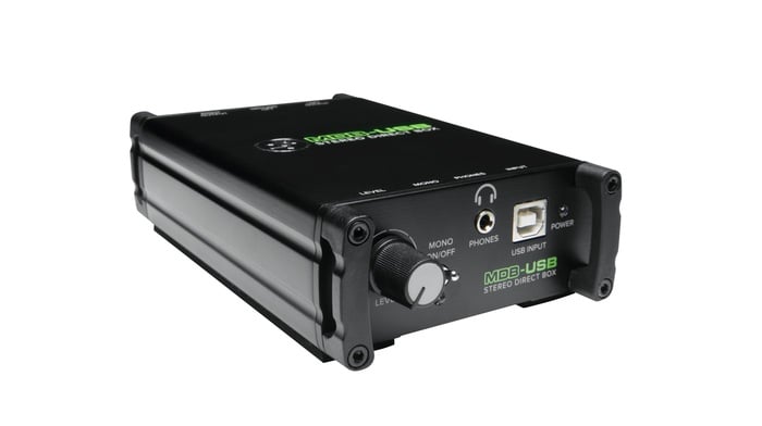 Mackie MDB-USB Passive Stereo Direct Box, USB Interface