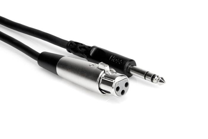 Hosa STX-115F 15' XLRF To 1/4" TRS Audio Cable