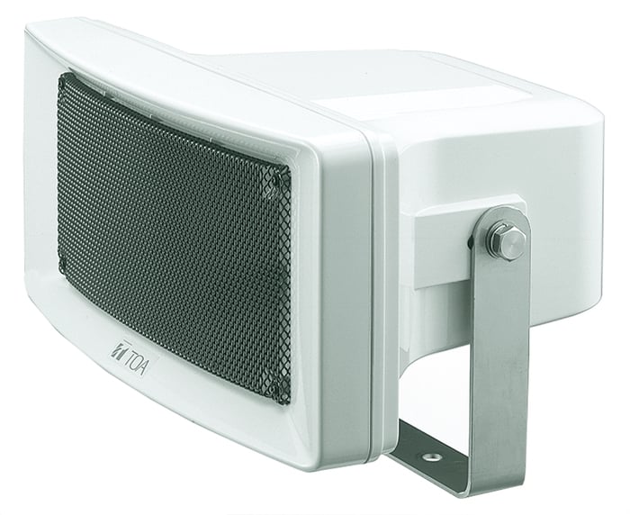 TOA CS-154U Wide-Ranging 15W Paging Weatherproof Speaker, UL-Listed