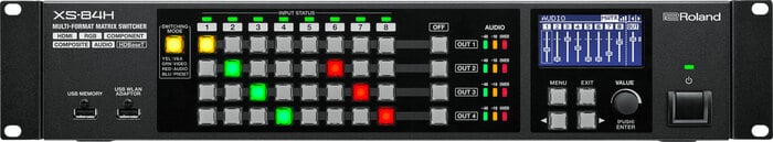 Roland Professional A/V XS-84H 8-In X 4-Out Multi-Format AV Matrix Switcher