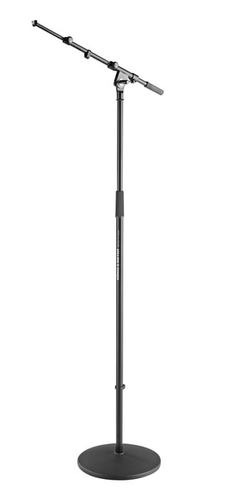 K&M 26145 17"-29" Microphone Stand With 11.8" Boom Arm And Round Base