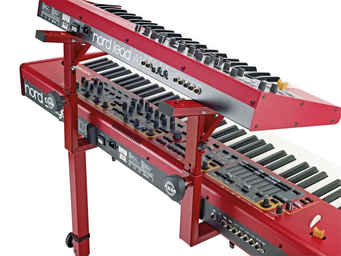 K&M 18811.000.91 Stacker For Keyboard Stands, Red