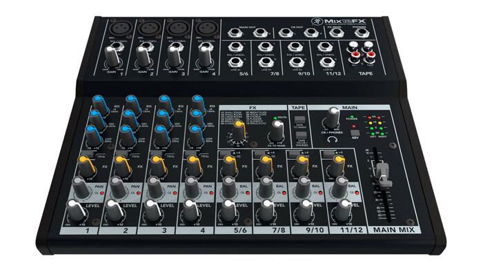 Mackie Mix12FX 12-Channel Compact Mixer With Effects