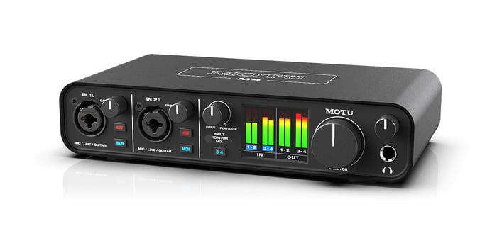 MOTU M4 4x4 USB-C Bus-Powered Audio Interface
