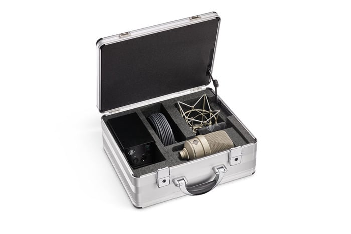 Neumann M 150-TUBE Set US Large Diaphragm Omnidirectional Condenser Tube Microphone, Nickel