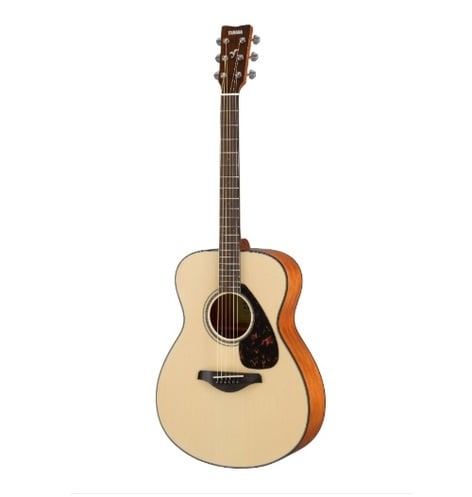 Yamaha FS800 Concert Acoustic Guitar, Solid Spruce Top And Laminate Back And Sides