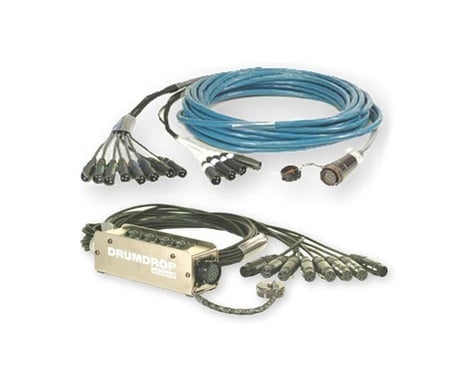 Whirlwind DRUMDROPKITM 50' 50' 12-Channel Snake With Removable Fanout Cable