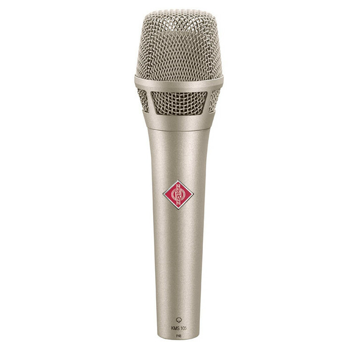 Neumann KMS 105 Supercardioid Condenser Stage Microphone For Vocals, Nickel