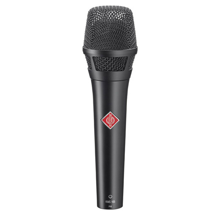 Neumann KMS 105 BK Supercardioid Stage Microphone For Vocals, Black