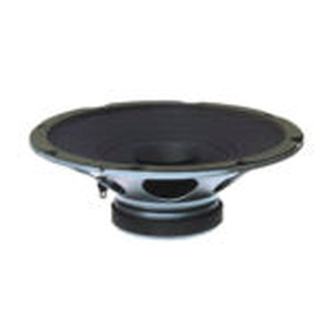 Lowell 810-T470 8" Cone Speaker, 15W, 8 Ohm