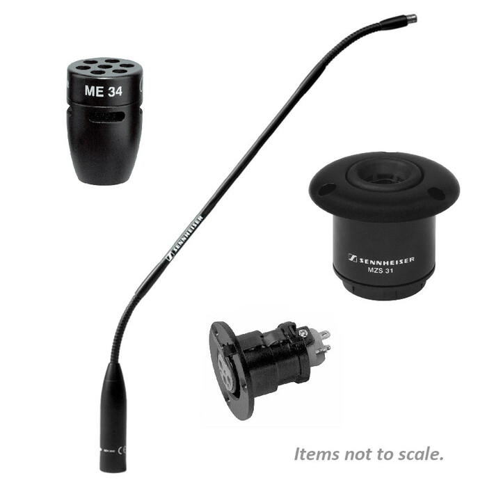 Sennheiser I42-C IS Series Gooseneck Mic Package, Cardioid