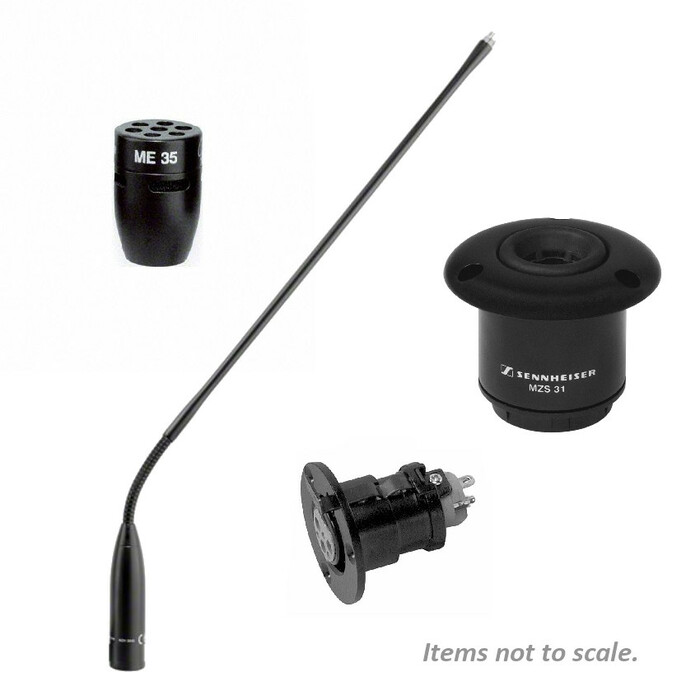 Sennheiser I 40-S IS Series Gooseneck Mic Package, Super Cardioid