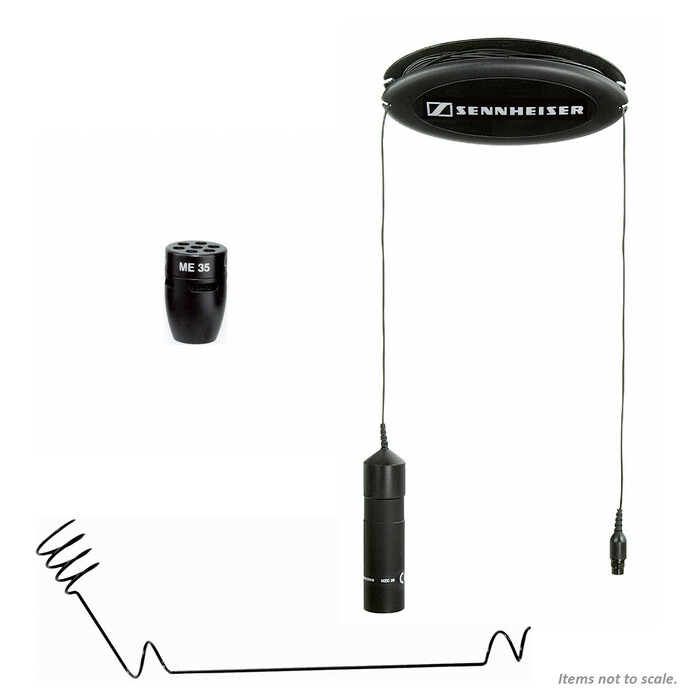 Sennheiser MZC/H30-ME35 Installed Ceiling Hanger And Cable With Microphone Capsule
