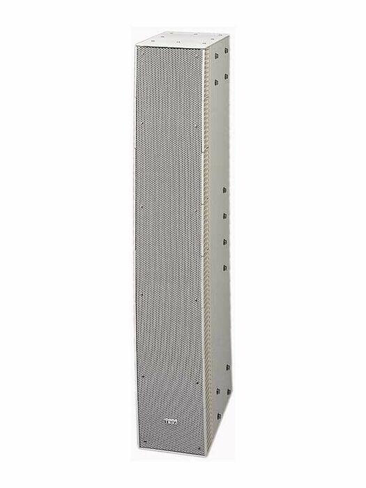 TOA SR-S4SWP 600W Weather Resistant Curved Short-Throw Slim Line Array, White