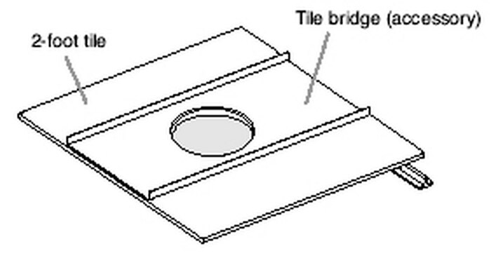 TOA TB-200 Speaker Tile Bridge For F-122CU2, F-2322CU2 Or F-2352CU2