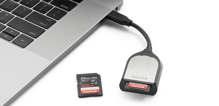 SanDisk SDDR-409-A46 SanDisk Extreme PRO UHS-II SD CARD USB-C Reader