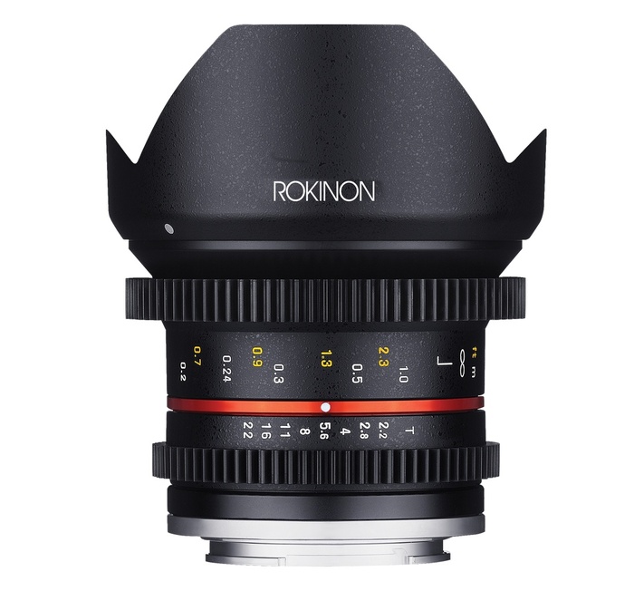 Rokinon CV12M-MFT 12mm T2.2 Cine Lens For Micro Four Thirds Mount