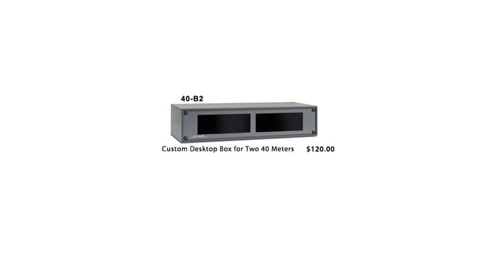 Dorrough 40-B2 Desktop Box For Two 40 Series Meters