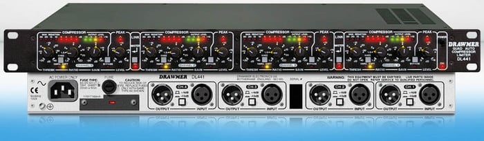 Drawmer DL441 Compressor/Limiter, Auto, Four Channel