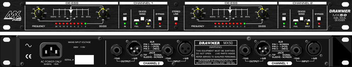 Drawmer MXPRO50 MX50 Pro Dual Vocal De-Esser