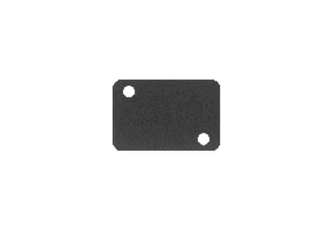 Whirlwind MDSPL-ND Small Black Plate For Covering Unused D-Series Punches