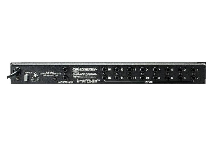 Whirlwind MIX 16 1RU 16-Channel MoNo Line Mixer For 1/4" Connections