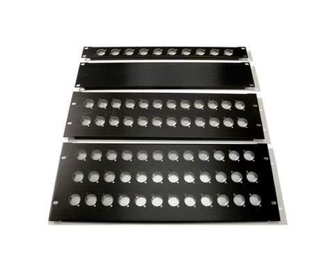 Whirlwind PR4 4RU Rack Panel Punched For 36 Whirlwind Connectors