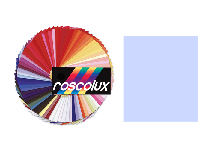 Rosco Roscolux #60 Roscolux Sheet, 20"x24", 60 No Color Blue