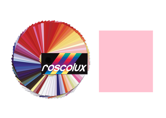 Rosco Roscolux #33 Roscolux Roll, 24"x25', 33 No Color Pink