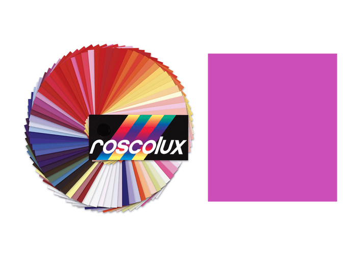 Rosco Roscolux #47 Roscolux Roll, 24"x25', 47 Light Rose Purple