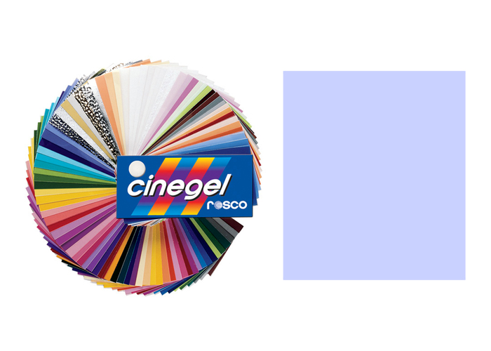 Rosco Cinegel #3204 Cinegel Sheet, 20"x24", 3204 Half Blue CTB