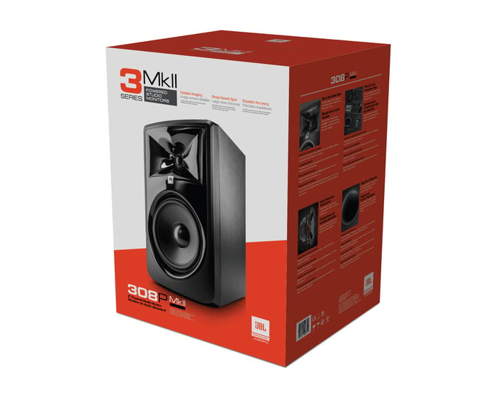 JBL 308P MkII Powered Studio Monitor With 8-inch Woofer