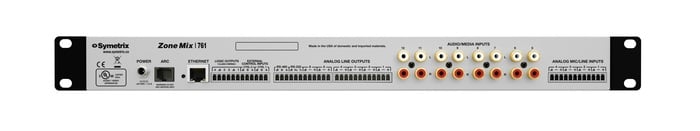 Symetrix ZONE-MIX-761 12x6 Paging And Zone Mixer