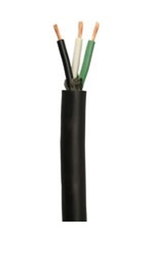 Coleman Cable 22427-250 Power Cable, 14 AWG, 4-Conductor, Submersible, Flexible, 250'
