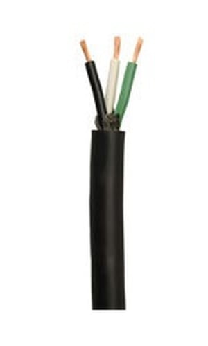 Coleman Cable 22428-250 Power Cable, 12 AWG, 4-Conductor, Submersible, Flexible, 250'