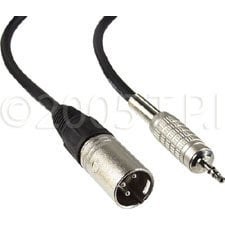 TecNec SC1.5XMZ 1.5Ft XLR-M to 3.5mm Ster Mini SC1.5XMZ