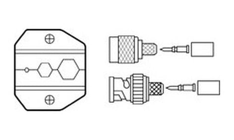 Ideal 30-570 Die Set RG-6, RG-174, RG-8281