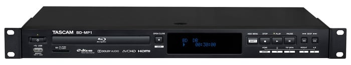 Tascam BD-MP1 Professional-Grade Blu-Ray Player With SD/USB Playback