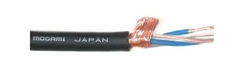 Mogami W2893-328-BLACK W2893 328 Black Neglex Quad Microphone Cable, Mini, 26g 4c 328ft, OD=0.1889"
