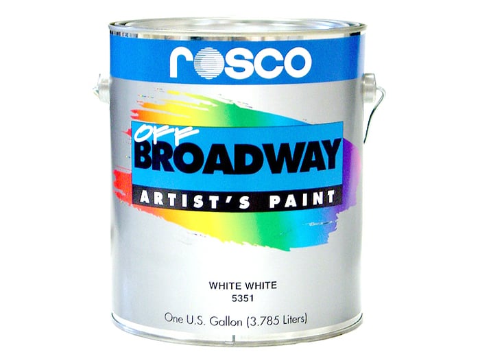 Rosco Off Broadway Scenic Paint Paint OB White 5 Gallon