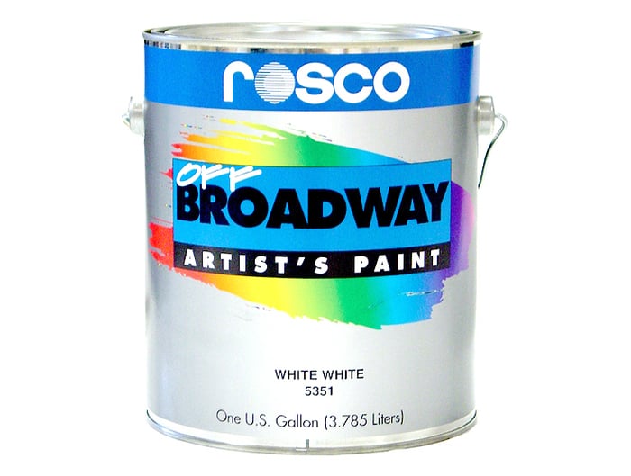 Rosco Off Broadway Scenic Paint Paint OB Black 5 Gallon