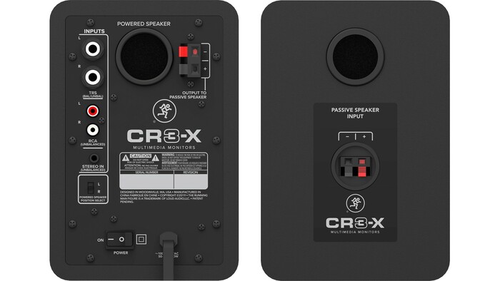 Mackie CR3-X 3" Multimedia Monitors, Pair