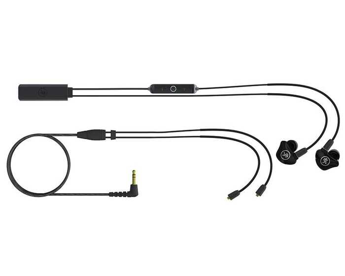 Mackie MP-120-BTA Single Dynamic Driver In-Ear Monitors With Bluetooth Adapter