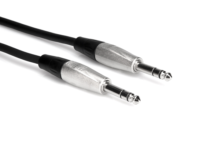 Hosa HSS-015 15' Pro Series 1/4" TRS To 1/4" TRS Audio Cable