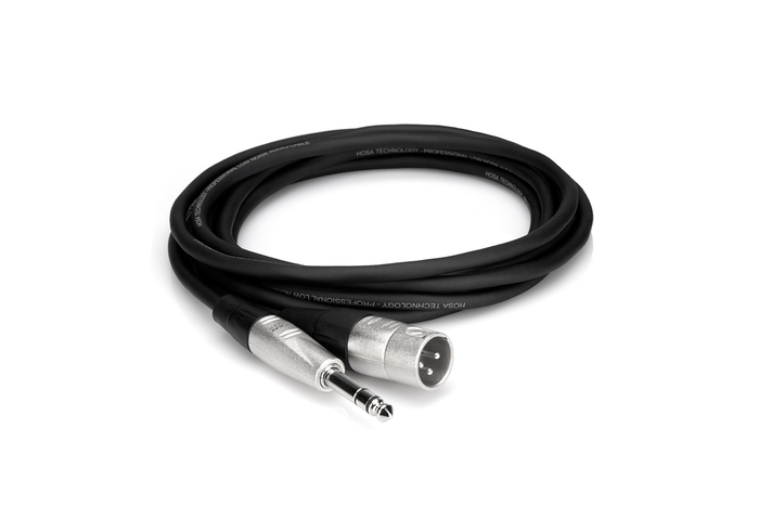 Hosa HSX-003 3' Pro Series 1/4" TRS To XLRM Cable