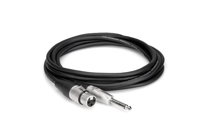 Hosa HXP-003 3' Pro Series XLRF To 1/4" TS Cable