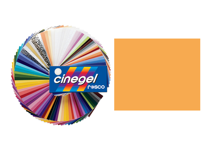 Rosco Cinegel #3411 Cinegel Roll, 48"x25', 3411 Sun 3/4 CTO